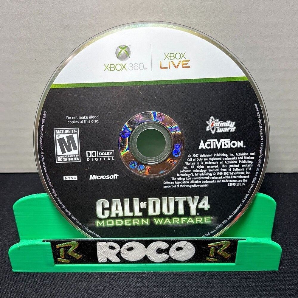 Call of Duty 4 Modern Warfare Activision (Xbox 360, 2007) Disc Only